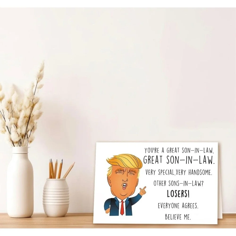 Funny Trump Son-in-law Father's Day Card Birthday Gift For Men Him Idea‎